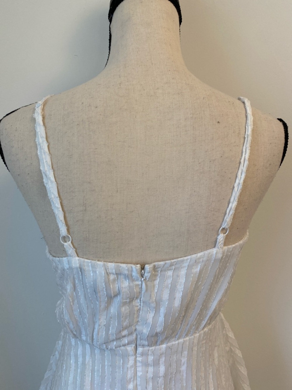 Lulus White Tiered V-Neck Spaghetti Strap Dress - Picture 10 of 13